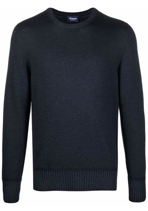 Drumohr crew-neck merino jumper - Blue