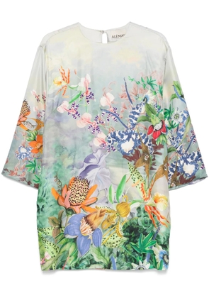 ALEMAIS Mirage mini dress - Green