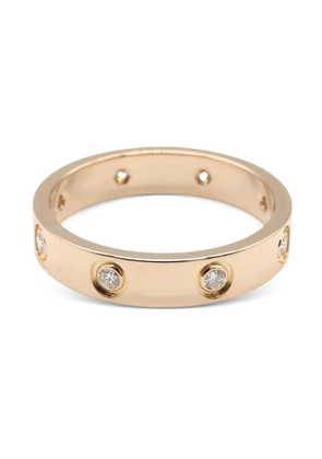 Cartier 2010s 18K rose gold Mini Love diamond ring - Pink