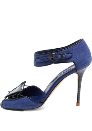 Manolo Blahnik ankle-strap sandals - Blue
