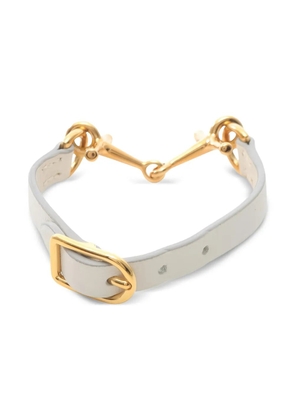 Hermès Pre-Owned 2018 GP engraved-C bracelet - Gold