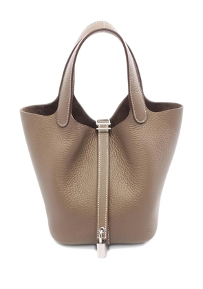 Hermès Pre-Owned 2025 PM Picotan Lock leather tote bag - Neutrals