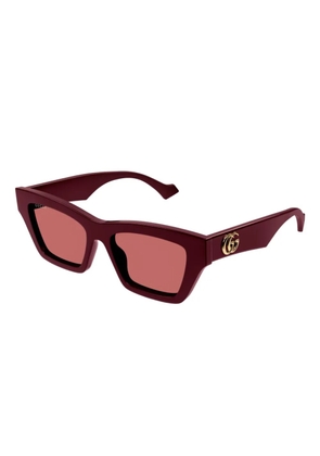 Gucci Eyewear Double G sunglasses - Red