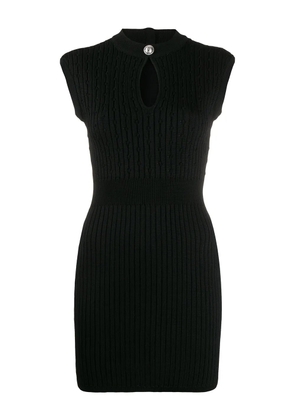 Balmain fitted knitted dress - Black