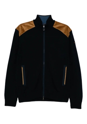 Paul & Shark wool zipped cardigan - Blue