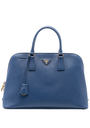 Prada Pre-Owned 2010-2025 Large Saffiano Lux Promenade satchel - Blue