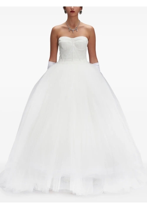 Dolce & Gabbana off-shoulder bridal dress - White