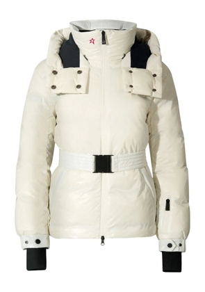 Perfect Moment belted hooded jacket - Neutrals