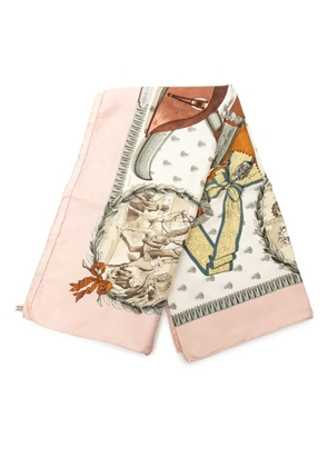 Hermès Pre-Owned 2000-2020 Napoleon Silk Scarf scarves - Pink