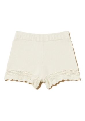 TWINSET knitted shorts - Neutrals