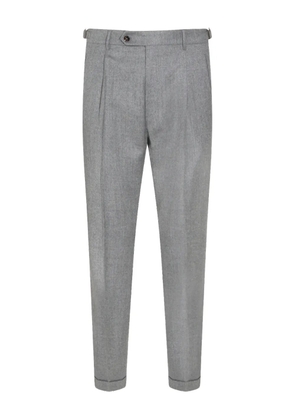 Berwich button-fastening pleated trousers - Grey