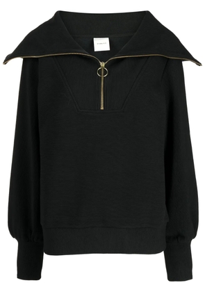 Varley oversize-collar ribbed jumper - Black