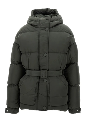 Ienki Ienki Michlin hooded belted puffer jacket - Green