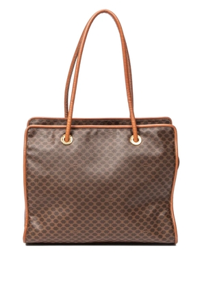 Celine Pre-Owned macadam charm tote bag - Brown