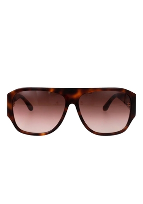 Isabel Marant Eyewear geometric-frame sunglasses - Brown