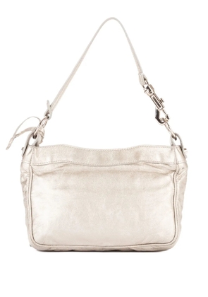 Balenciaga Pre-Owned Hip metallic-leather shoulder bag - Silver