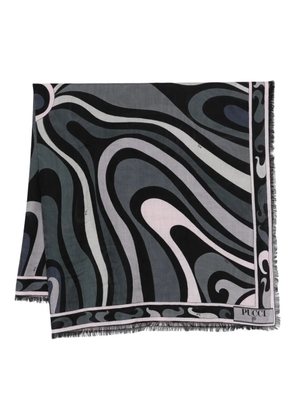 PUCCI fringed scarf - Black
