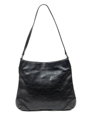 Gucci Pre-Owned textured shoulder bag - Black