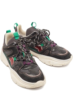 ISABEL MARANT panelled low-top sneakers - Black