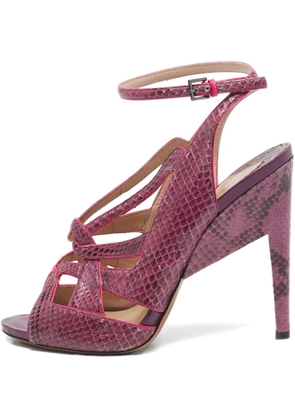 Nicholas Kirkwood 135mm crossover-strap sandals - Pink