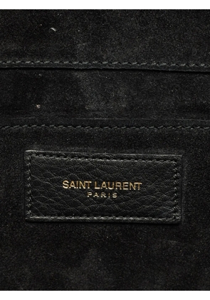 Saint Laurent Pre-Owned Y-ligne leather clutch - Black