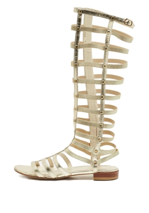 Stuart Weitzman gladiator flat sandal - Gold