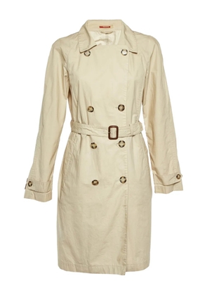 Prada Pre-Owned double-breasted belted trench coat - Neutrals