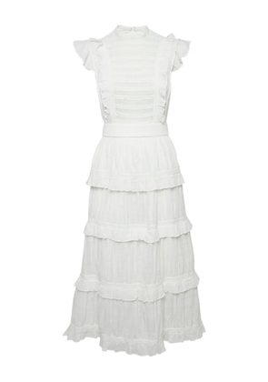 SIR. Aurelie tiered midi dress - White