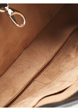 Roberto Cavalli Watersnake panelled leather tote bag - Neutrals