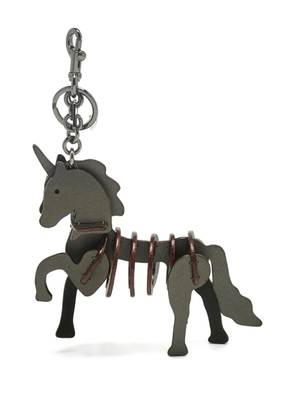 Coach Vintage Uni Puzzle leather bag charm - Grey