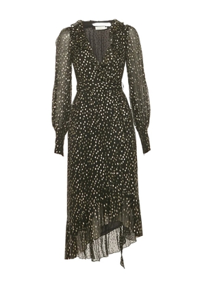 ZIMMERMANN coupé wrap dress - Black