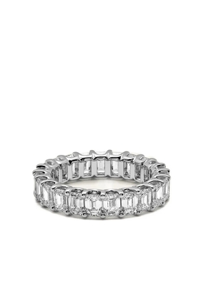 Jewels Aficionado 18K white gold Eternity Band diamond ring - Silver