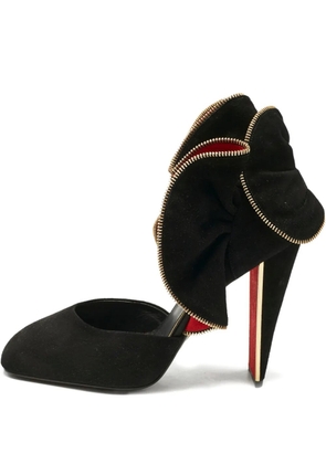 Louis Vuitton Pre-Owned ruffle square-toe pumps - Black