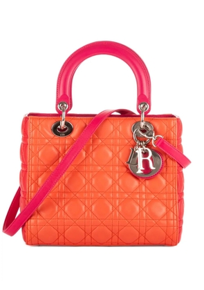 Christian Dior Pre-Owned 2000 Cannage Lady Dior handbag - Orange