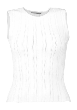 Adam Lippes Brynn openwork top - White