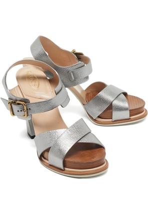 Tod's ankle-strap sandals - Silver