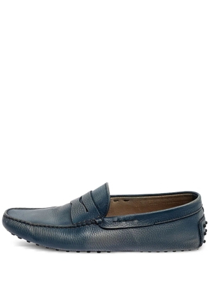 Tod's Vintage 2024 pebble leather Gommino loafers - Blue
