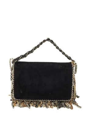 Jimmy Choo Pre-Owned suede chain-strap mini bag - Black