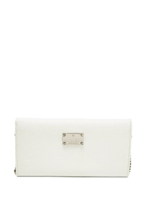 3.1 Phillip Lim logo-plaque chain wallet - White