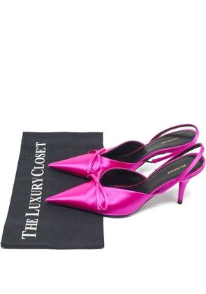 Balenciaga Pre-Owned Knife bow-detail slingback heeled pump - Pink