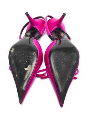 Balenciaga Pre-Owned Knife bow-detail slingback heeled pump - Pink