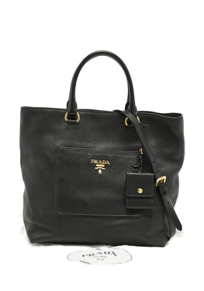 Prada Pre-Owned Danio leather tote bag - Black