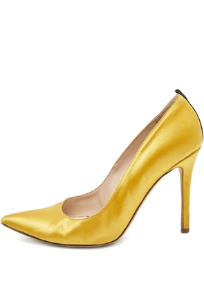 SJP by Sarah Jessica Parker leather heeled pumps - Yellow