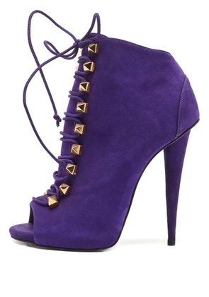Giuseppe Zanotti Vintage suede boots - Purple
