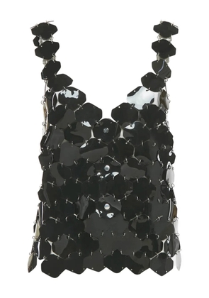 Paco Rabanne Pre-Owned discs sleeveless top - Black