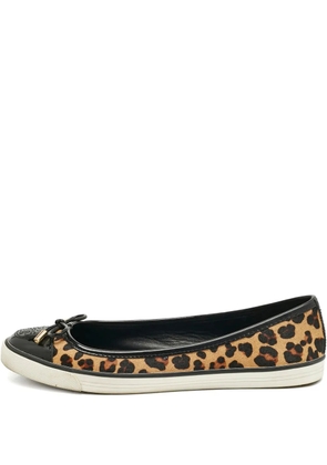 Tory Burch Skyler calf hair ballet flat - Brown