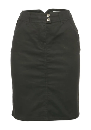 Moschino Pre-Owned logo-embellished mini skirt - Black