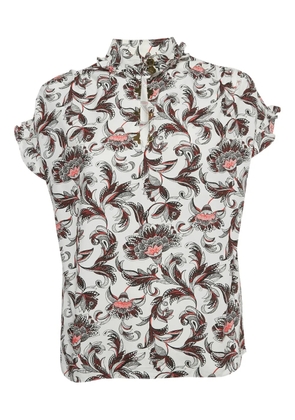 Louis Vuitton Pre-Owned floral-print top - White