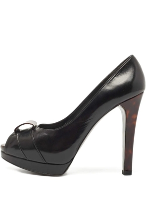 Stuart Weitzman 130mm leather pumps - Black