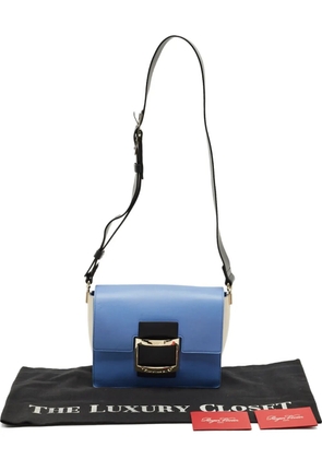 Roger Vivier Vintage Viv leather shoulder bag - Blue